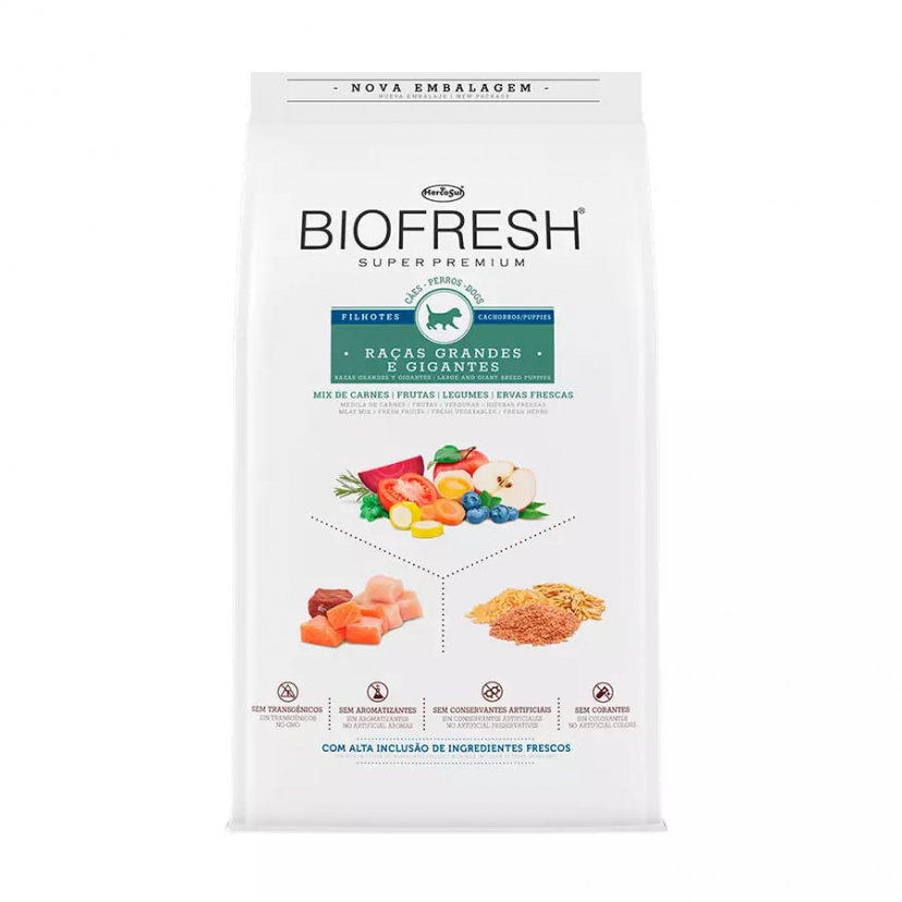 BIOFRESH FILHOTE RACAS GRANDES 12KG