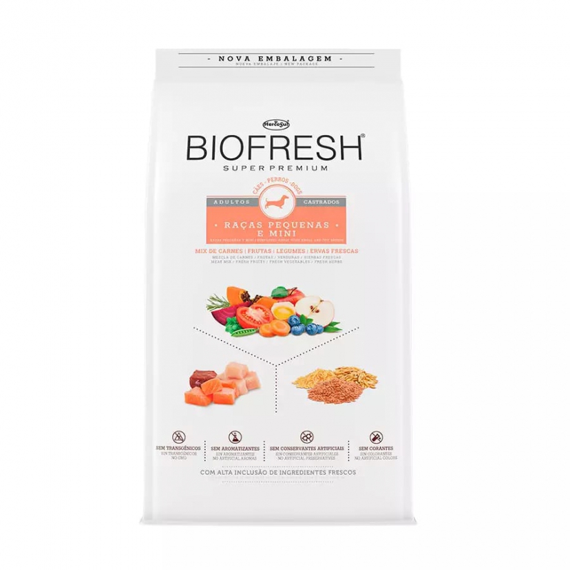 BIOFRESH CASTRADOS RACAS PEQUENAS 3KG