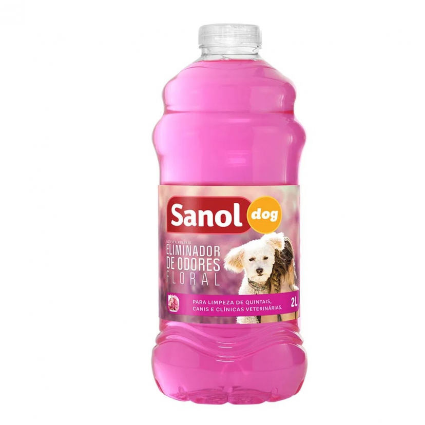 SANOL DOG ELIMINADOR DE ODORES FLORAL 2L