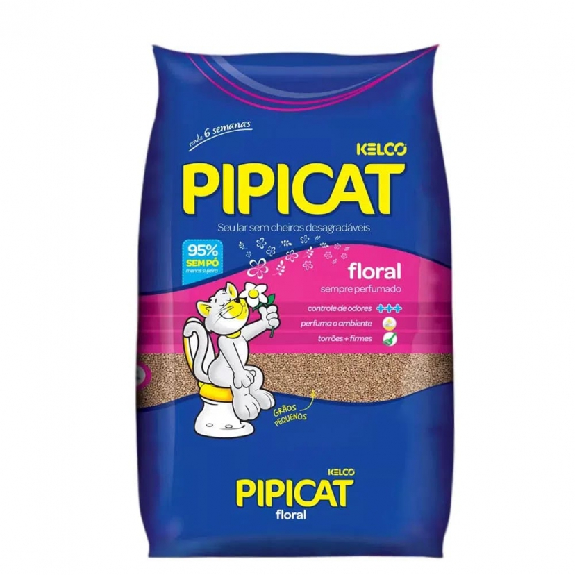 PIPICAT PERFUMADO FLORAL 12KG