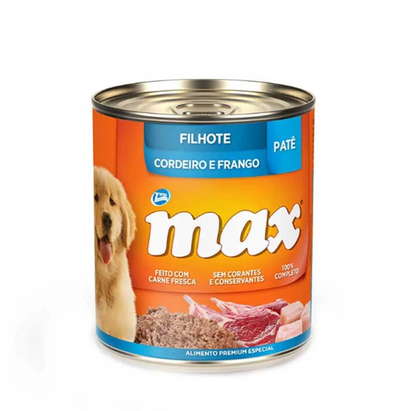 MAX CAES LATA FILH CORD/FRANGO 280G