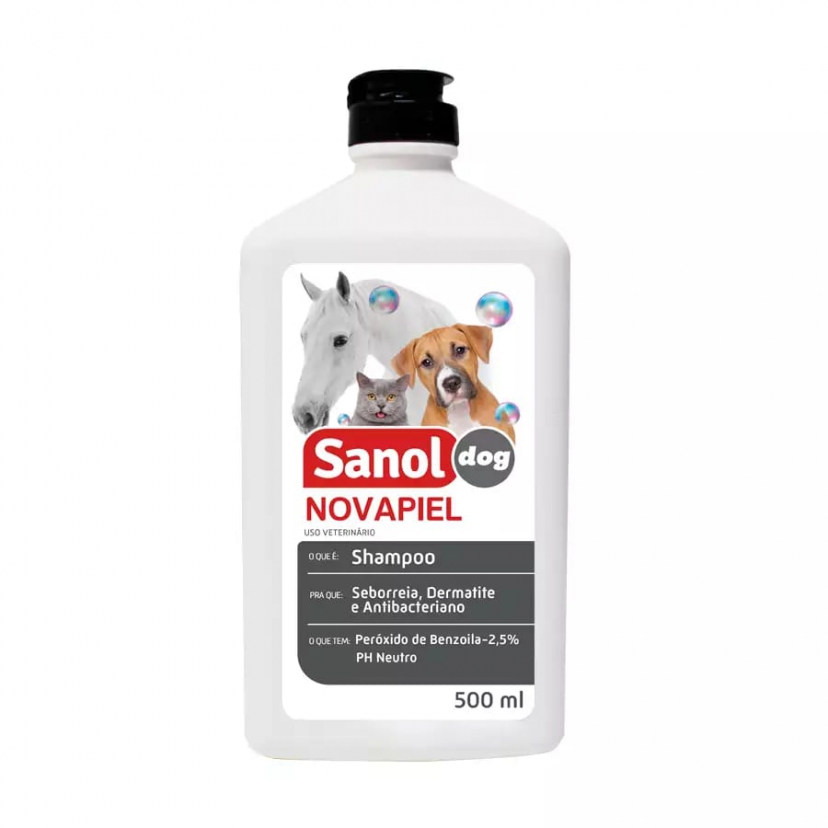 SANOL DOG SHAMPOO NOVAPIEL 500ML