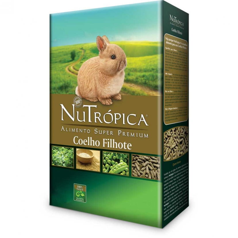 NUTROPICA COELHO FILHOTE 500GR