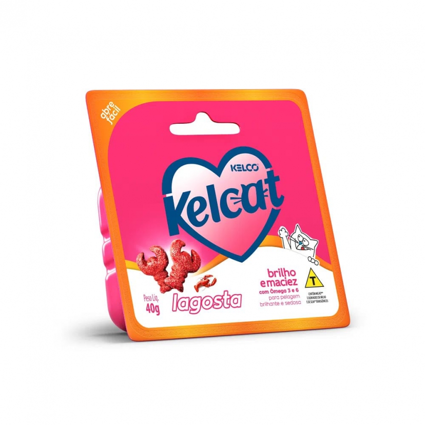 KELCAT SNACK LAGOSTA 40G