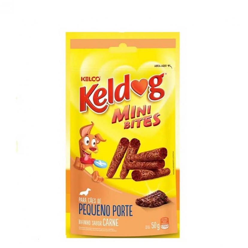 KELDOG BIFINHO MINI BITS CARNE 50G