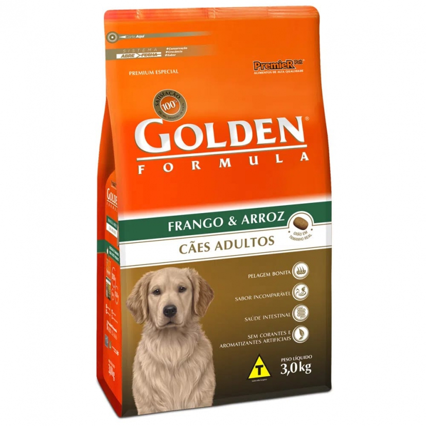 GOLDEN ADULTO FRANGO 3KG